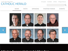 Tablet Screenshot of catholicherald.com